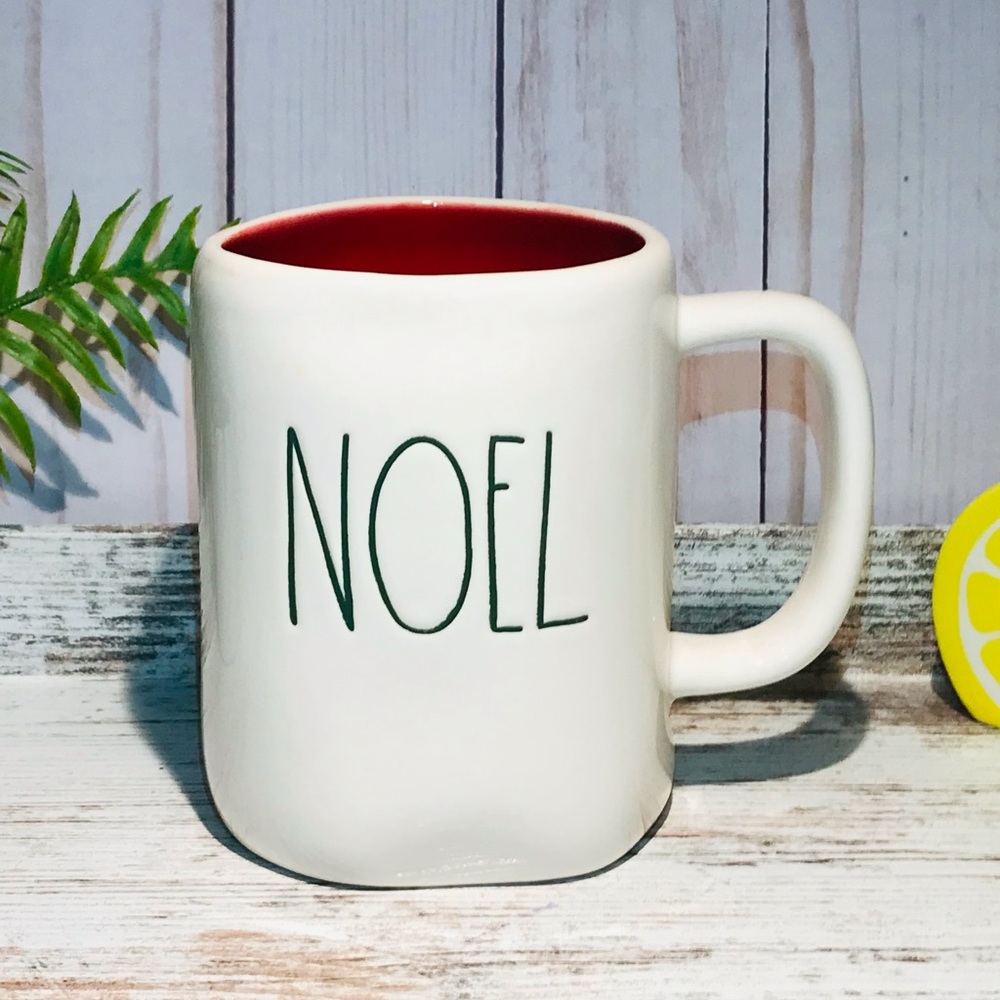 Rae Dunn NOEL mug green letters Christmas